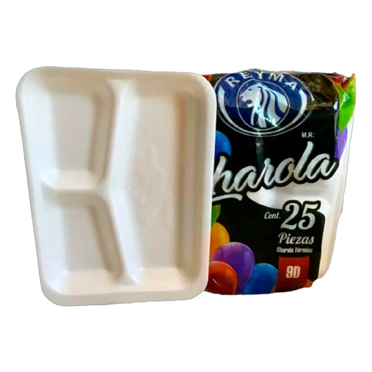 Reyma - Charola 9 División (Bulto 20pz)