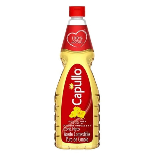 Capullo - Aceite Puro De Canola 755ml (Caja 12pz)