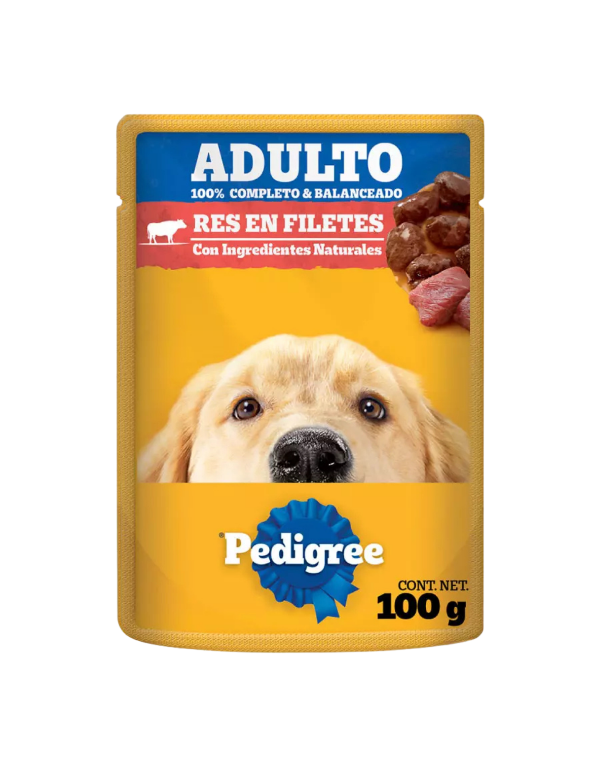 Pedigree - Sobre Pouch Res Para Perro Adulto 100gr