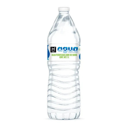 Member´s Mark - Agua Purificada 1Lt (Bulto 18pz)