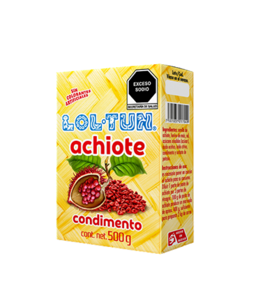 Lol Tun - Achiote 500gr (Caja 12pz)