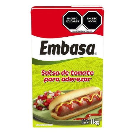 Embasa  - Catsup 1kg (Caja 12pz)