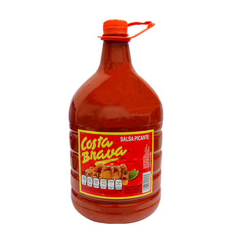 Costa Brava - Salsa Picante Roja Galon 4Lt (Caja 3pz)