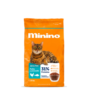 Minino - Alimento Para Gato (Bulto 15kg)