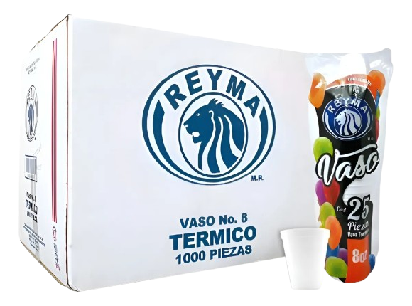 Reyma - Vaso Termico #8 (Caja 40pz)