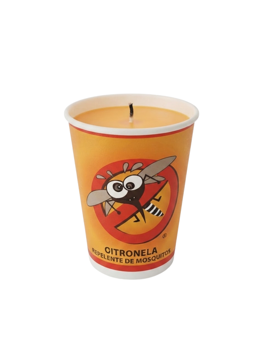 Citronella - Veladora Anti Mosquitos Vaso Encerado