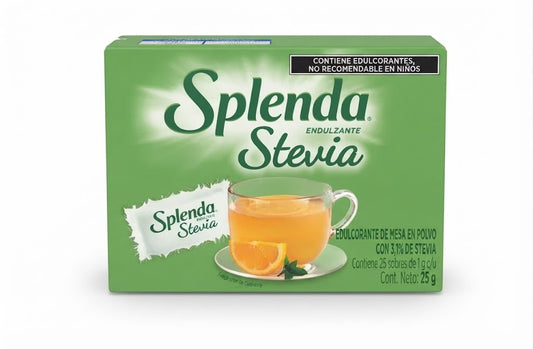 Splenda - Endulzante Stevia Sobre 1gr Paq. 25pz