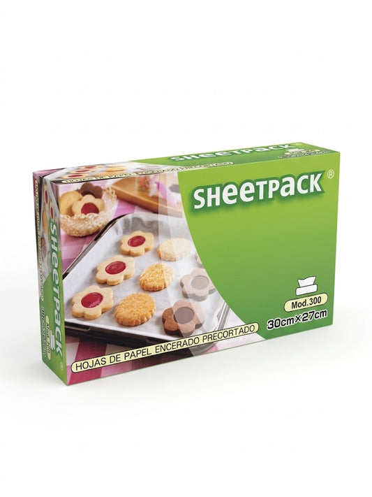 Sheetpack - Laminas De Papel Encerado PreCortado 30x27 (Caja 12pz)