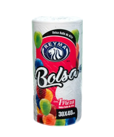 Reyma - Bolsa Rollo Alta Densidad 30x40 (Bulto 8pz)