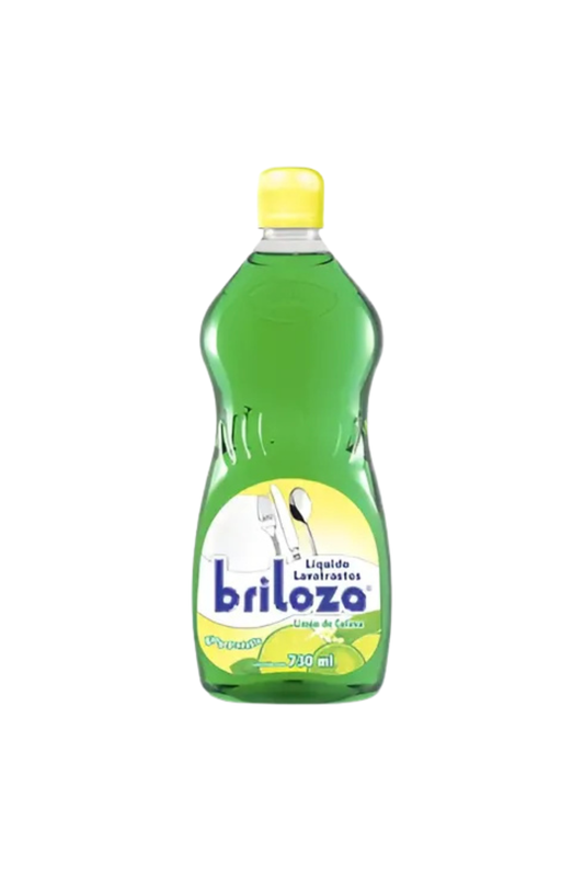 Briloza - Detergente Lavatrastes Liquido Limon 730ml (Caja 12pz)