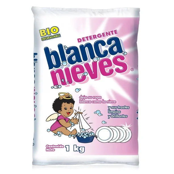 Blanca Nieves - Detergente En Polvo Para Ropa 1Kg (Caja 10pz)