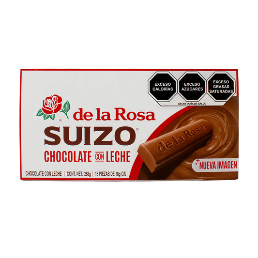 De La Rosa - Chocolate Suizo Exh. 16pz 18 gr (Caja 20pz)