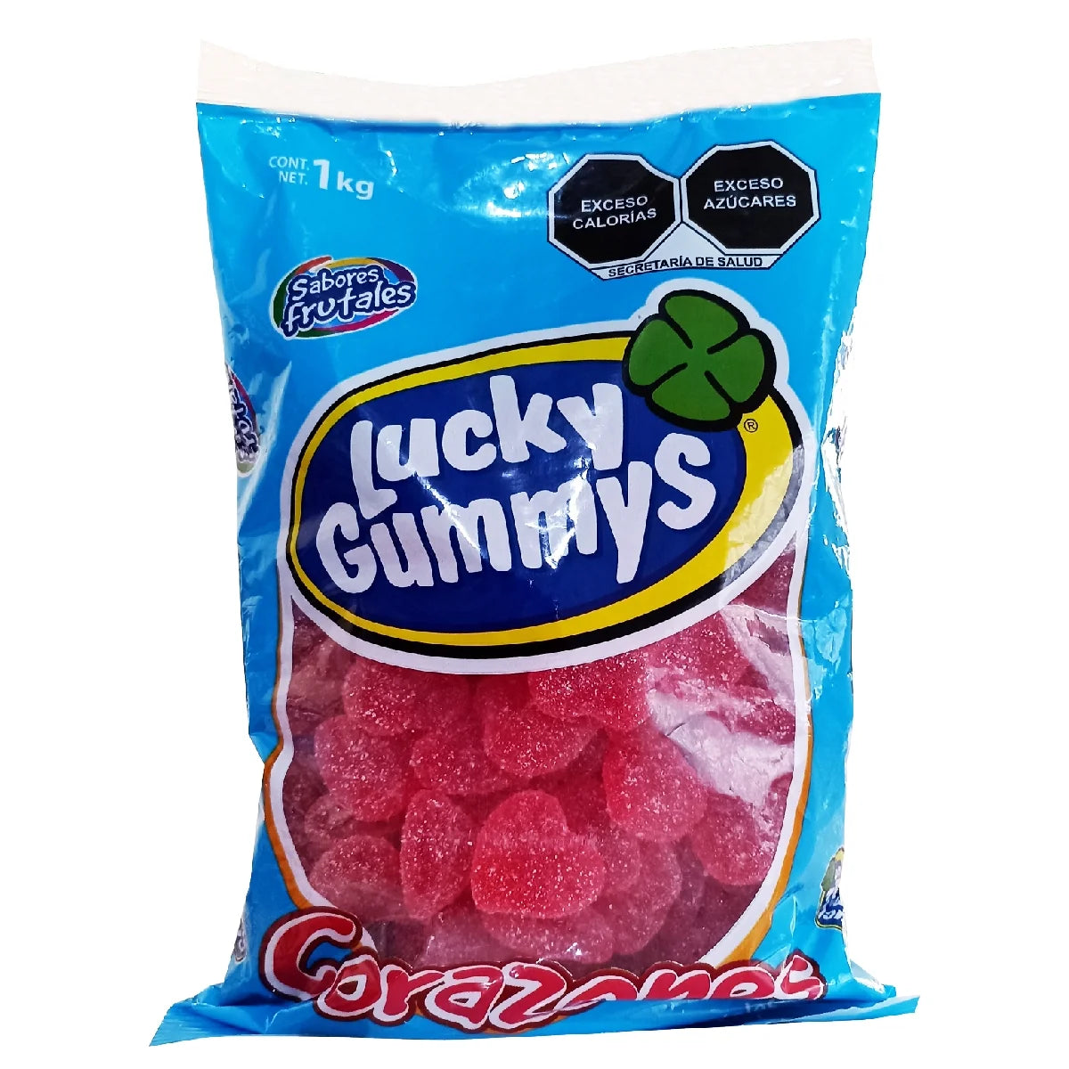 Lucky Gummys  - Corazones 1kg (Caja 8kg)