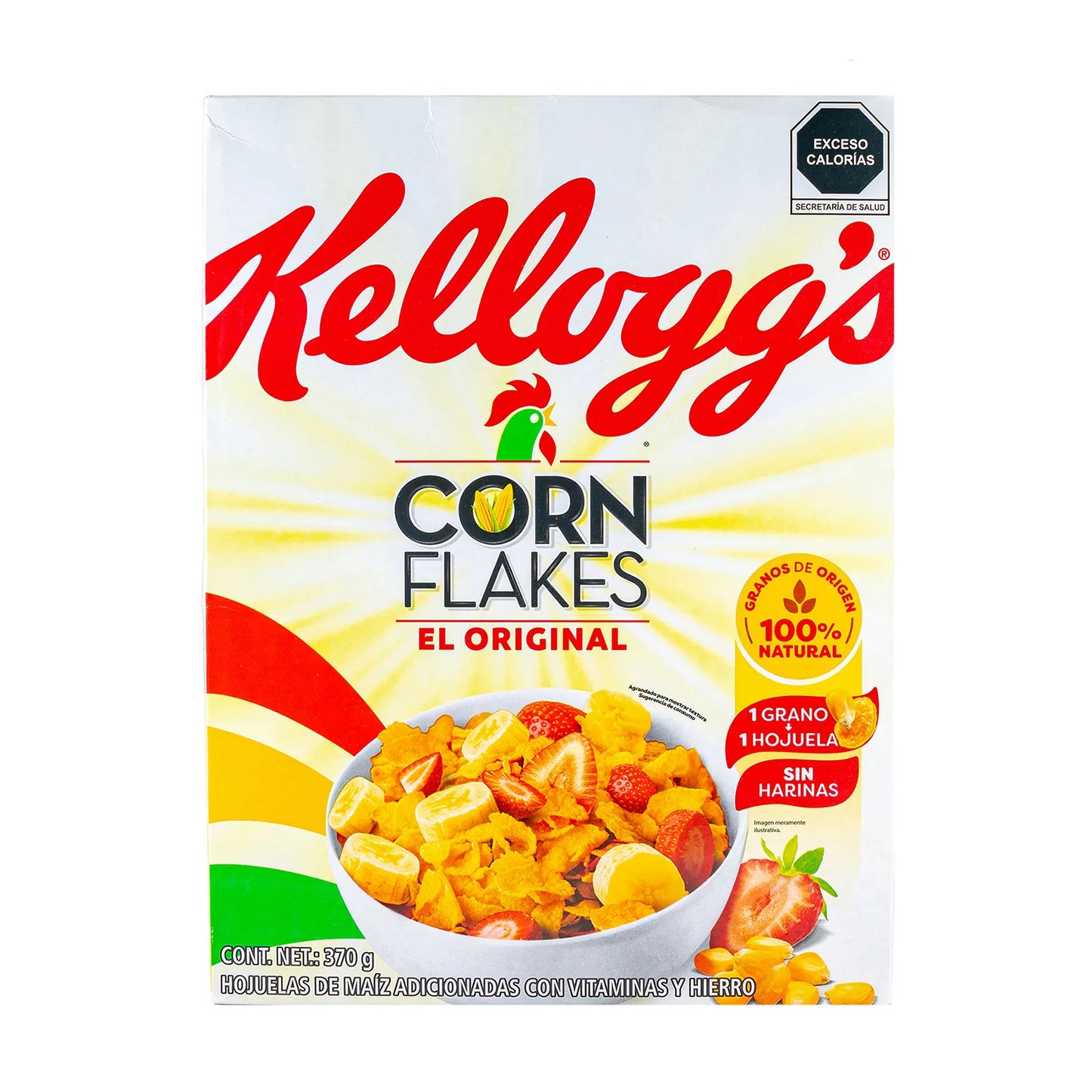 Kellogg´s - Cereal Corn Flakes 370gr (Caja 18pz)