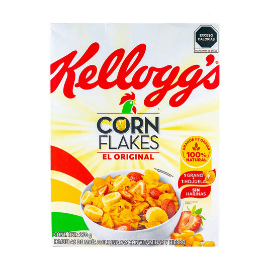 Kellogg´s - Cereal Corn Flakes 370gr (Caja 18pz)