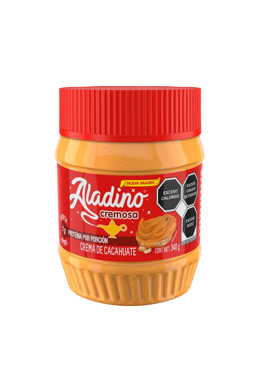 Aladino - Crema De Cacahuate 340gr (Caja 12pz)