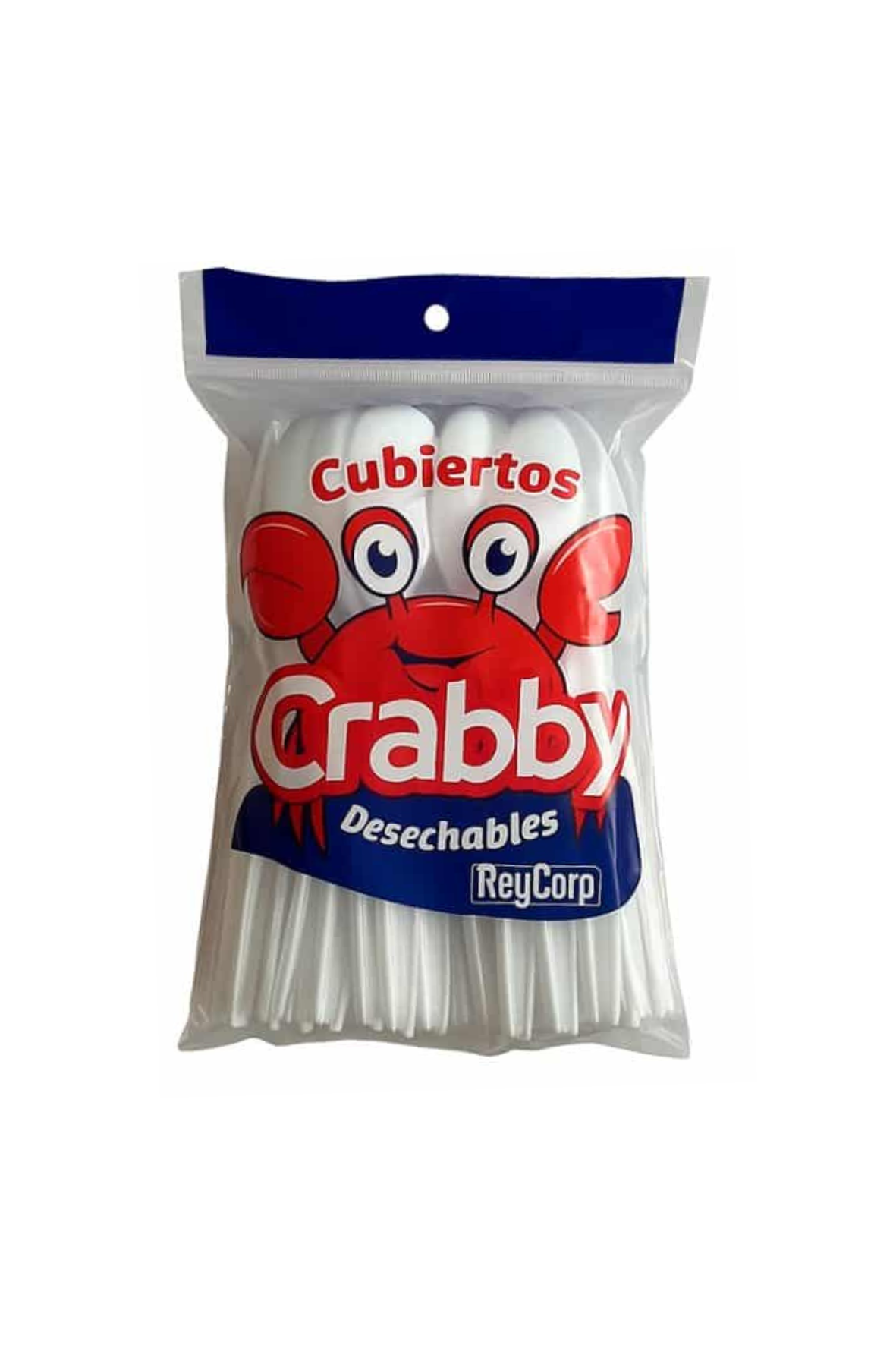 Crabby - Cuchara Mediana 25pz (Caja 40pz)