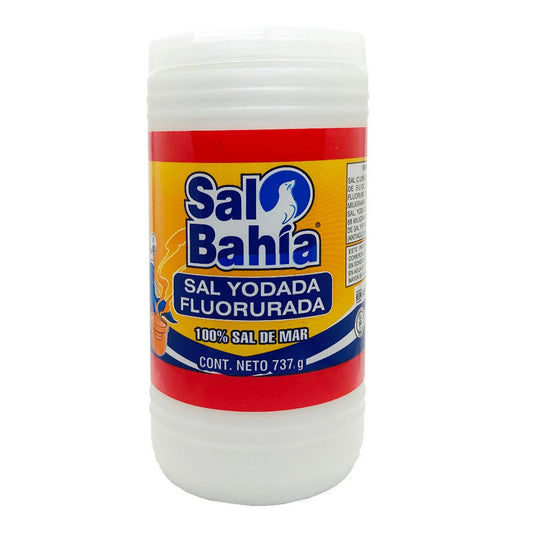Sal Bahia - Sal De Mesa Yodada Bote 737gr (Caja 12pz)