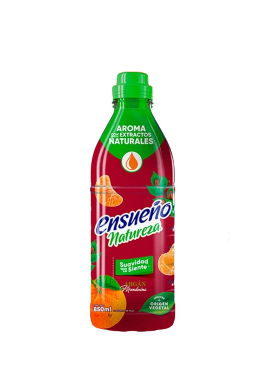 Ensueño Natureza - Suavizante Argan + Mandarina  850ml (Caja 12pz)