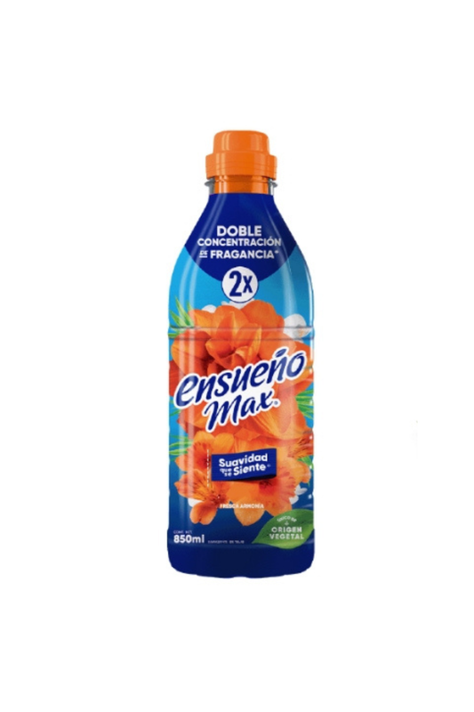 Ensueño Max - Suavizante Fresca Armonia 850ml (Caja 12pz)