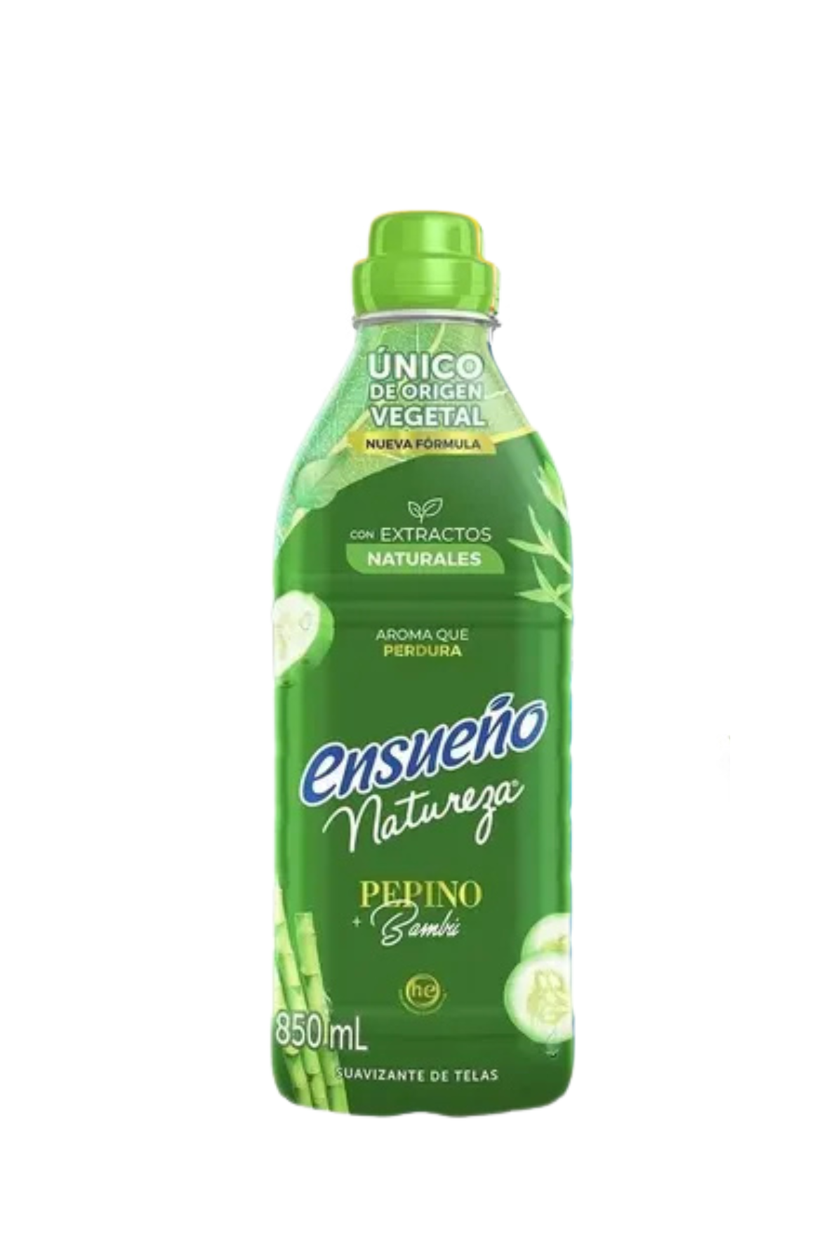 Ensueño Natureza - Suavizante Pepino + Bambu 850ml (Caja 12pz)
