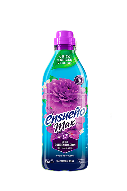 Ensueño Max - Suavizante Violetas 850ml (Caja 12pz)