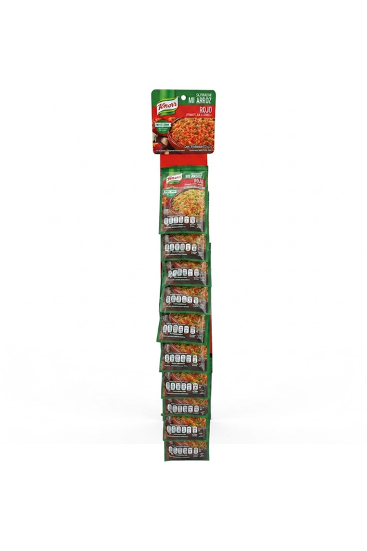 Knorr - Sazonador Rojo Para Arroz Exh 10pz 12gr