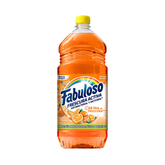 Fabuloso - Limpiador Multiusos Energía Naranja 1Lt (Caja 12pz)