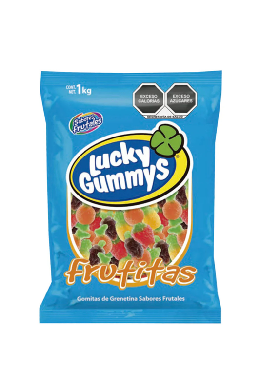 Lucky Gummys  - Frutitas 1kg (Caja 8kg)