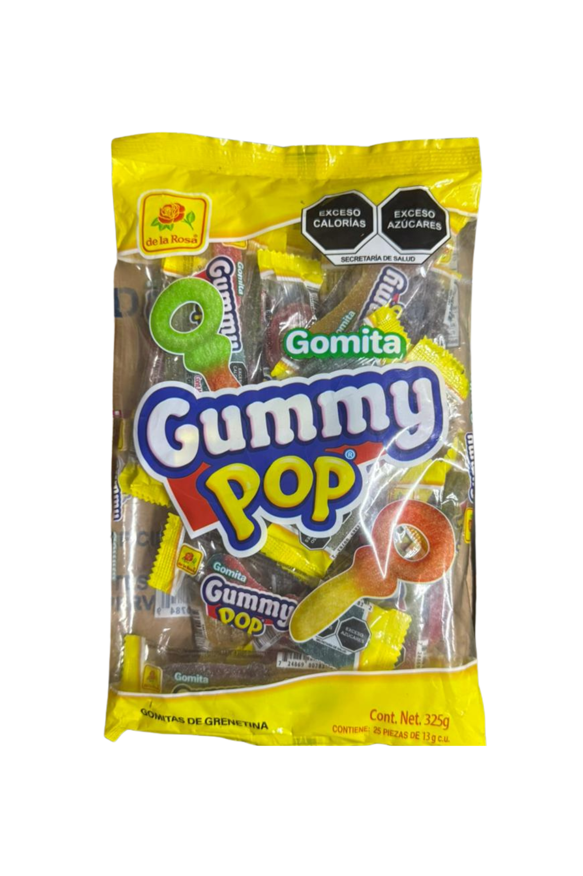 De La Rosa - Gummy Pop Llave Paq. 25pz (Caja 21 Paq.)