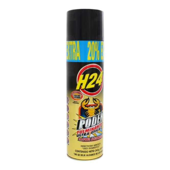 H24 - Insecticida Domestico 400ml (Caja 12pz)