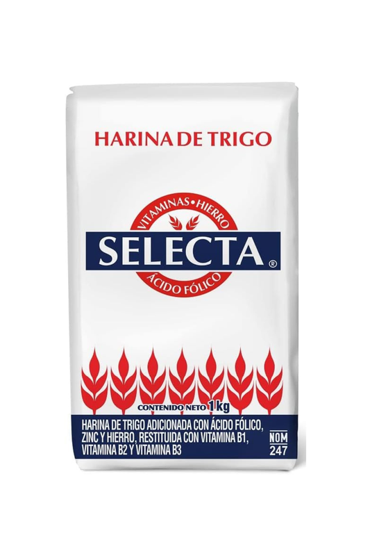Selecta - Harina De Trigo 1kg (Bulto 10kg)