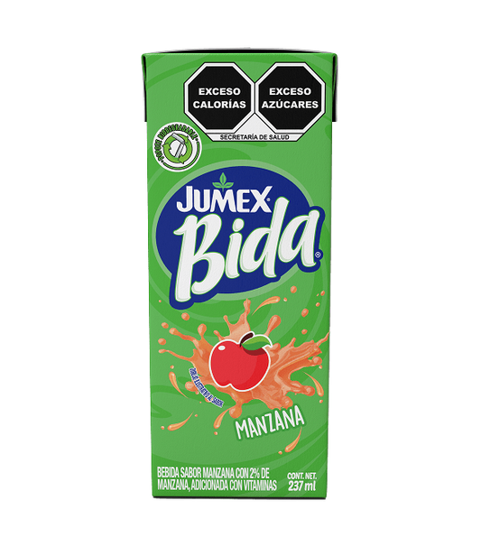 Jumex - Bida Sabor Manzana 237ml (Caja 24pz)