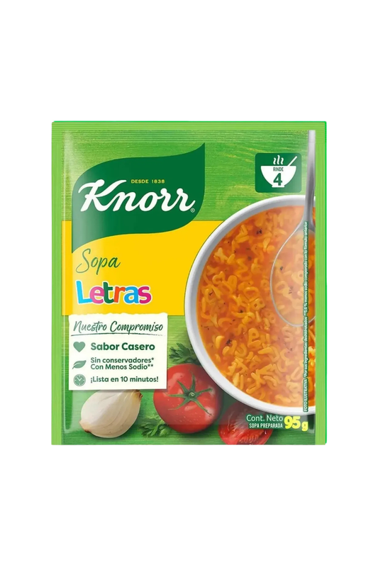 Knorr - Sopa Instantanea Knorr Letras 95gr