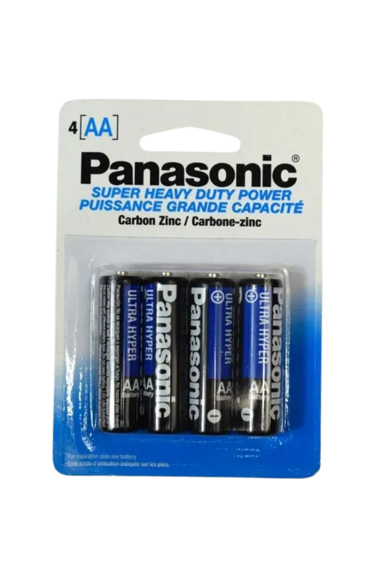 Panasonic - Pilas AA Exh. Con 12 Paq. De 4pz