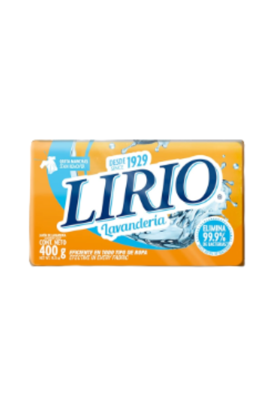 Lirio - Jabon De Lavanderia 400gr (Caja 25pz)