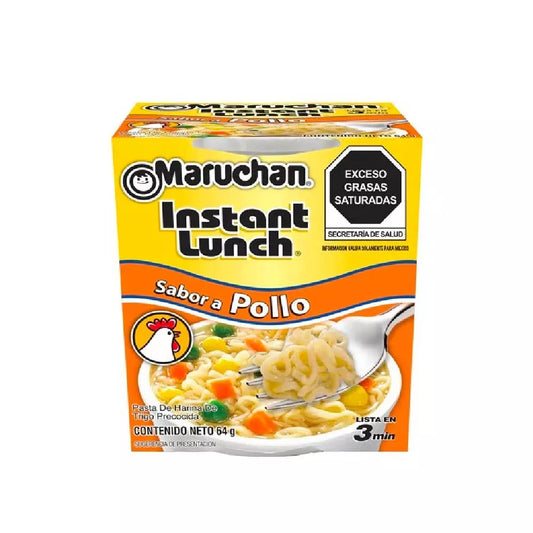 Maruchan - Sopa Instantanea Sabor Pollo 64gr (Caja 12 pz)