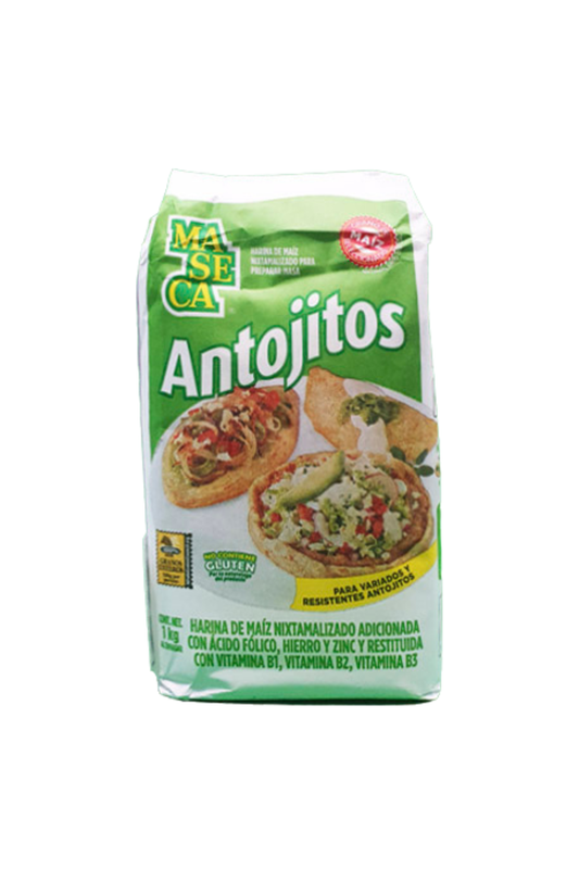 Maseca - Harina De Maiz Antojitos 1kg (Bulto 10kg)