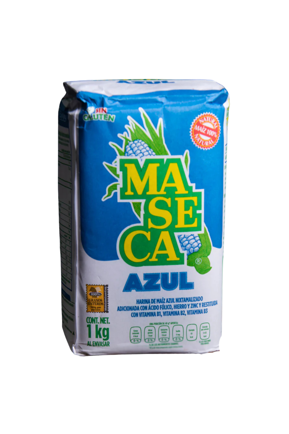 Maseca - Harina De Maiz Azul 1kg (Bulto 10kg)
