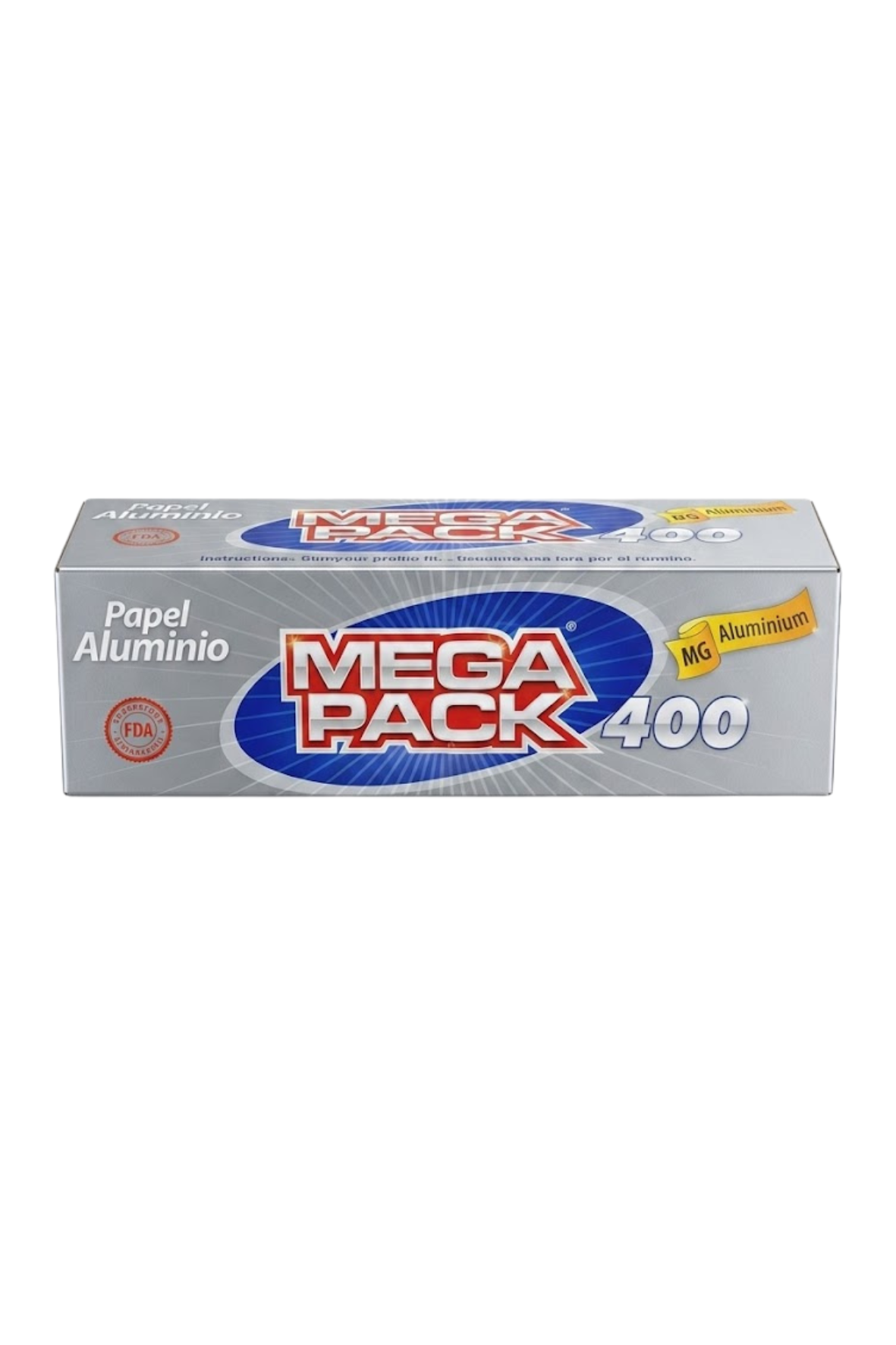 Mega Pack - Papel Aluminio Mol. 400 (Caja 4pz)