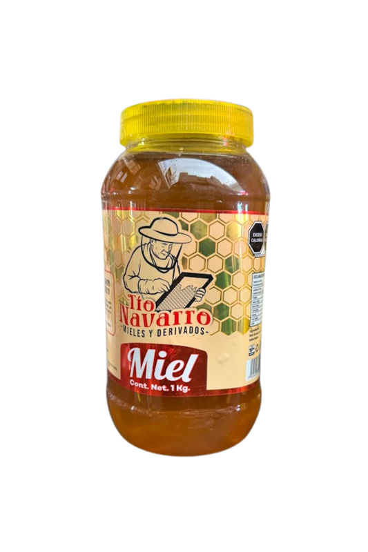 Tio Navarro - Miel De Abeja 1kg (Caja 20pz)