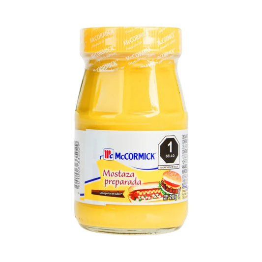 McCormick - Mostaza 210gr (Caja 24pz)