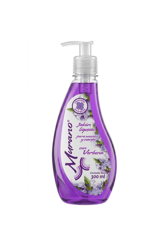 Murano - Jabon Líquido Con Verbena 300ml (Caja 10pz)