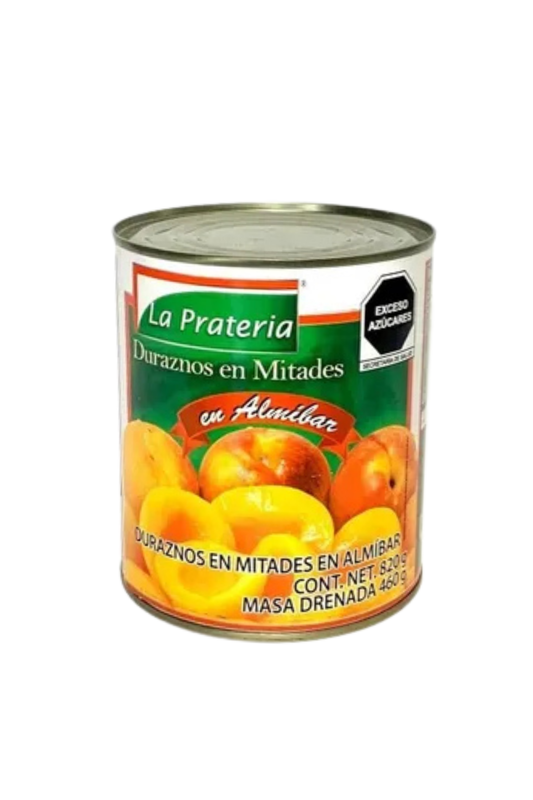 La Prateria - Durazno En Almibar 820gr (Caja 12pz)