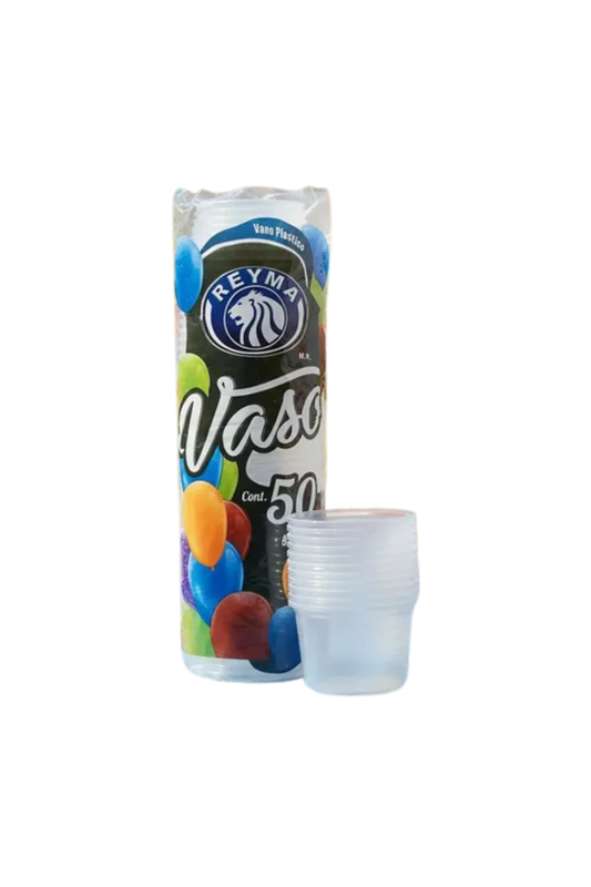 Reyma - Vaso Plastico #4 Ancho (Caja 20pz)