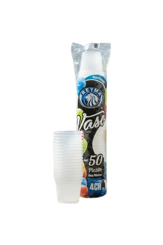 Reyma - Vaso Plastico #4 Chico (Caja 20pz)