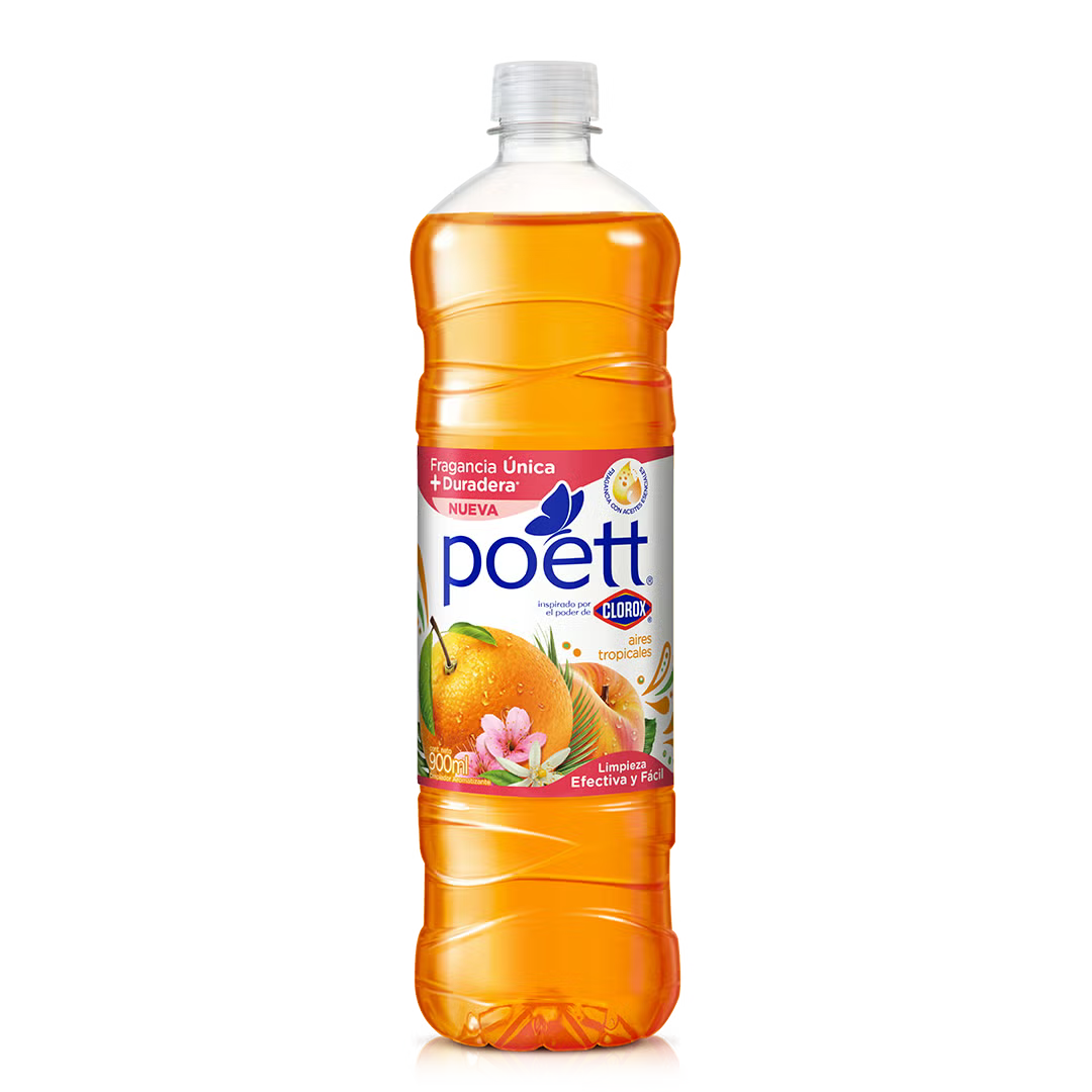Poett - Limpiador Aires Tropicales 900ml (Caja 12pz)