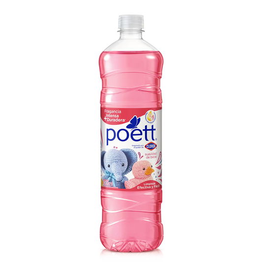 Poett - Limpiador Aroma Bebé 900ml (Caja 12pz)