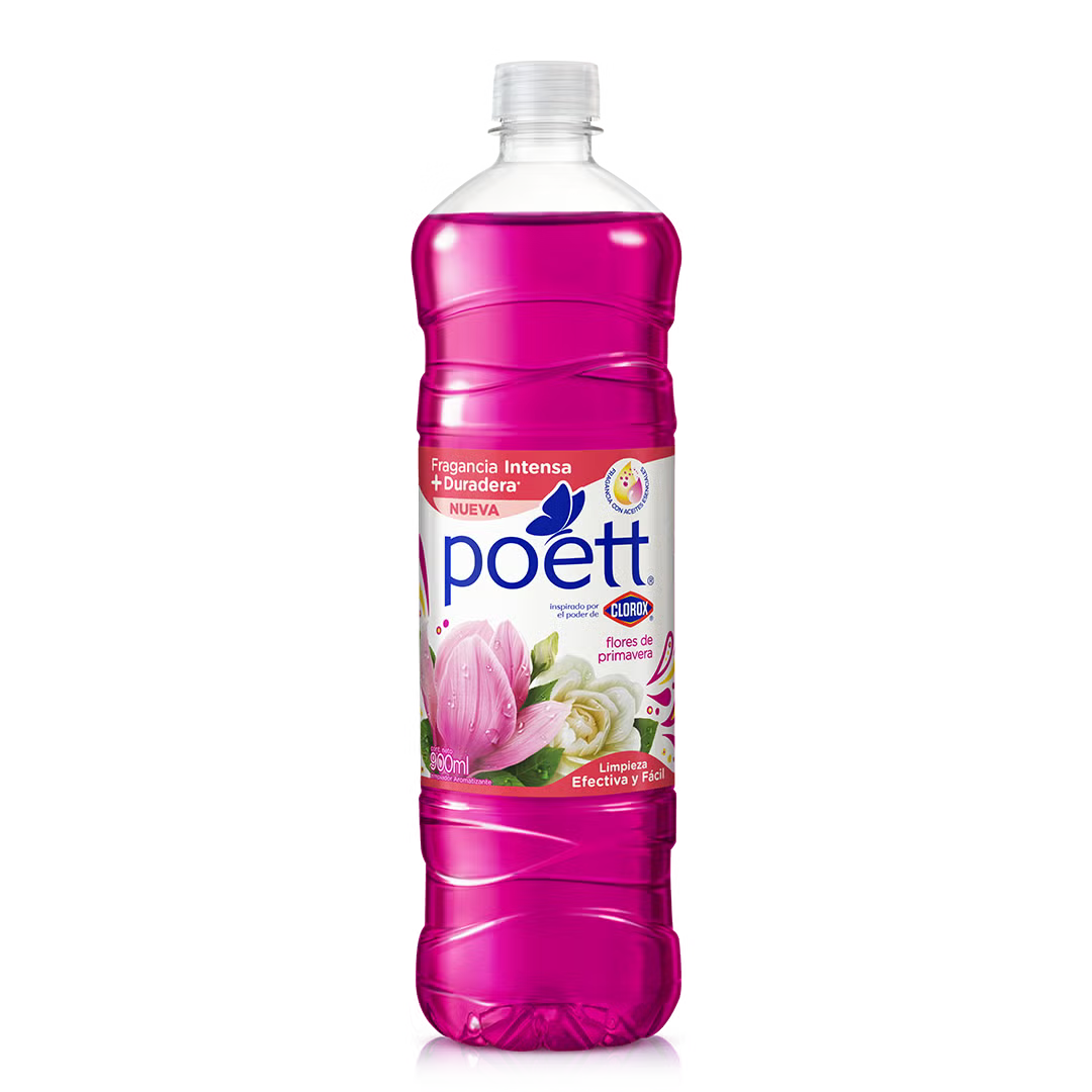 Poett - Limpiador Flores En Primavera 900ml (Caja 12pz)