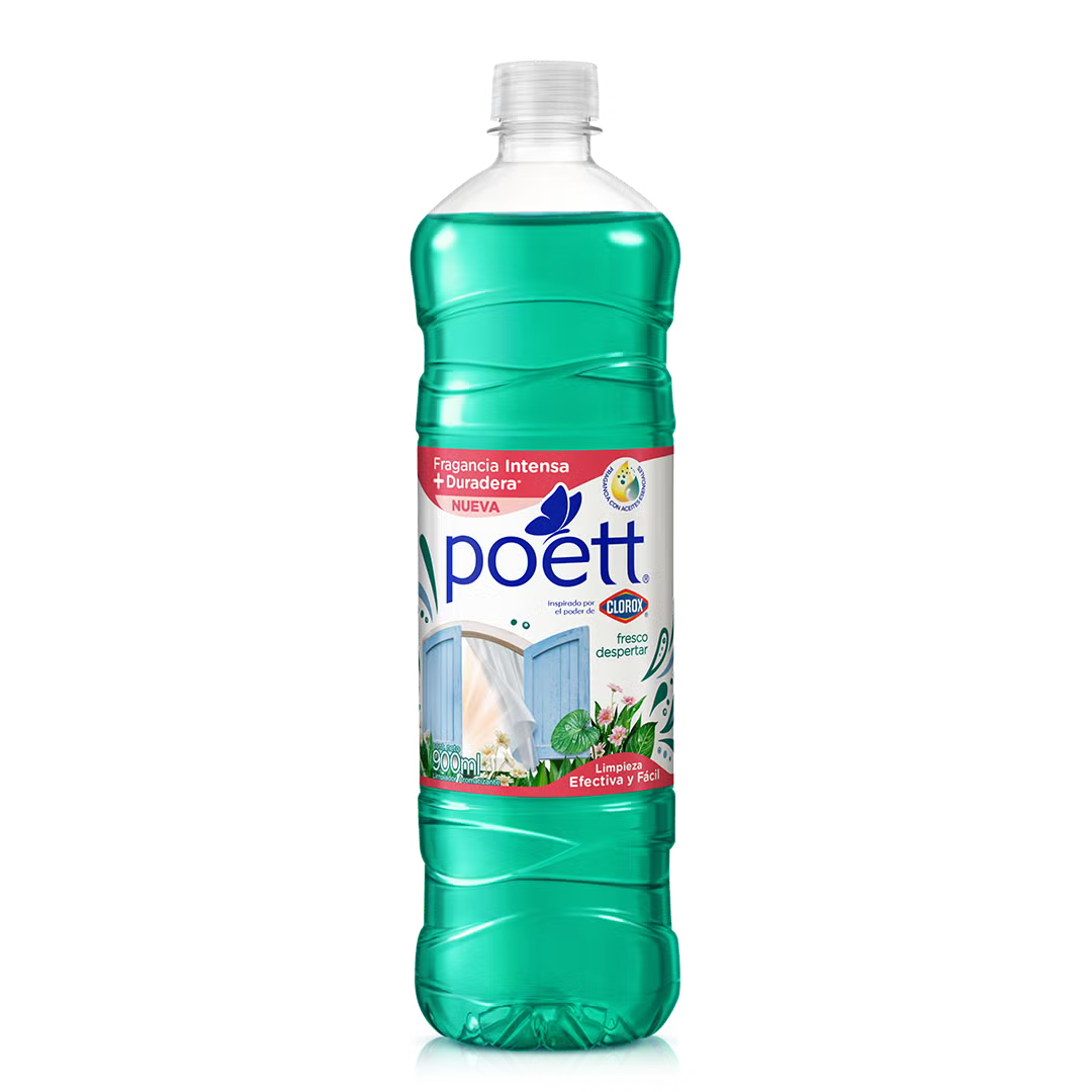 Poett - Limpiador Fresco Despertar 900ml (Caja 12pz)